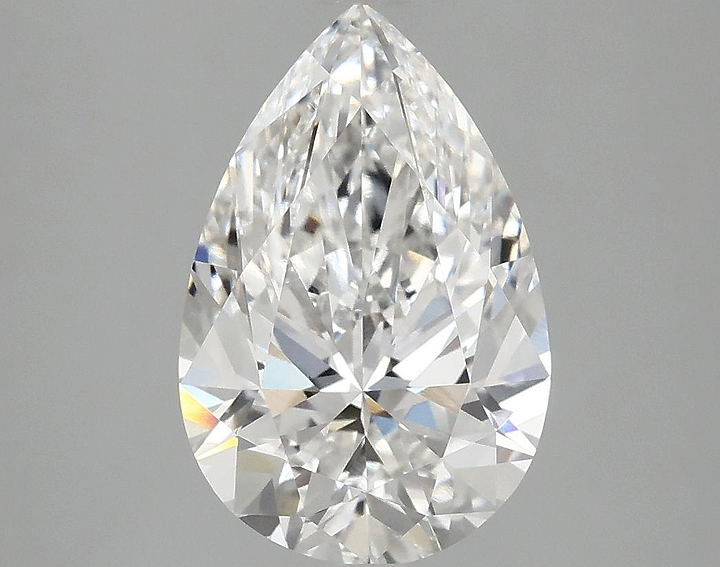 3.02 Carat Pear Shaped Excellent Cut VS1 IGI Certified Lab Grown Diamond