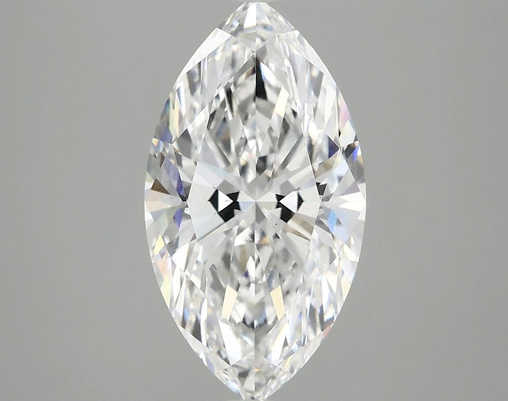 3.08 Carat Marquise Shaped Excellent Cut VS2 IGI Certified Lab Grown Diamond