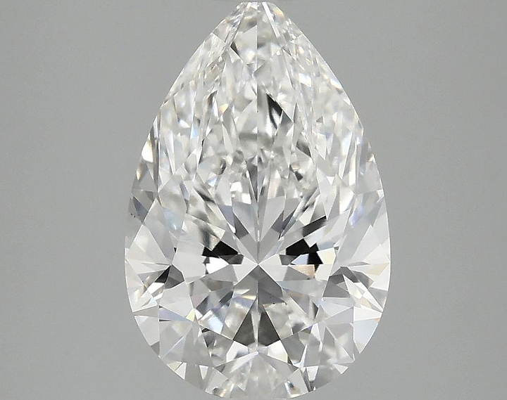 3.09 Carat Pear Shaped Ideal Cut VS1 IGI Certified Lab Grown Diamond