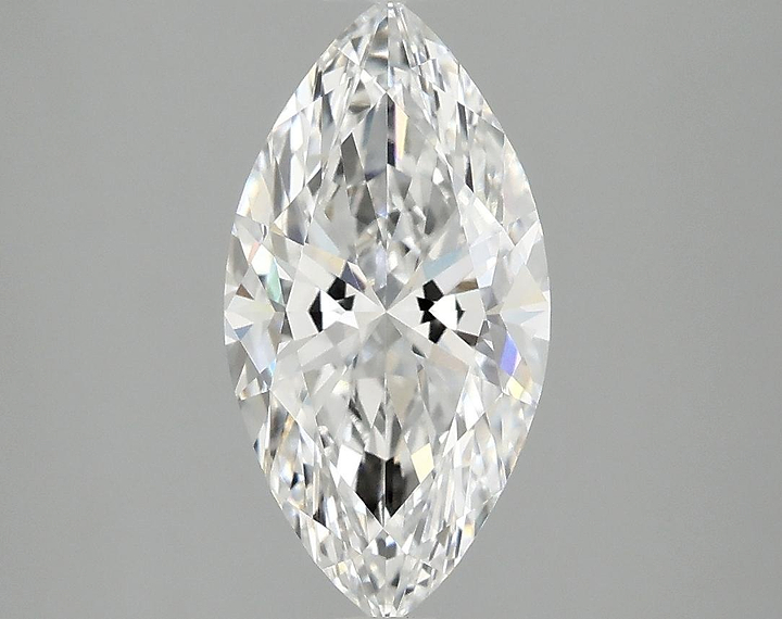 2.01 Carat Marquise Shaped Ideal Cut VVS2 IGI Certified Lab Grown Diamond