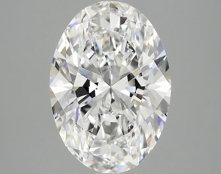 3.08 Carat Oval Shaped Ideal Cut VVS2 IGI Certified Lab Grown Diamond