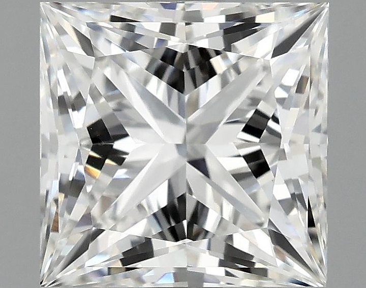 2.09 Carat Princess Shaped Ideal Cut VVS2 IGI Certified Lab Grown Diamond