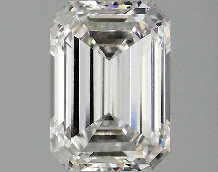 2.08 Carat Emerald Shaped Ideal Cut VVS2 IGI Certified Lab Grown Diamond