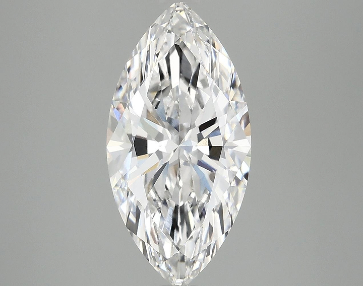 3.01 Carat Marquise Shaped Ideal Cut VVS2 IGI Certified Lab Grown Diamond