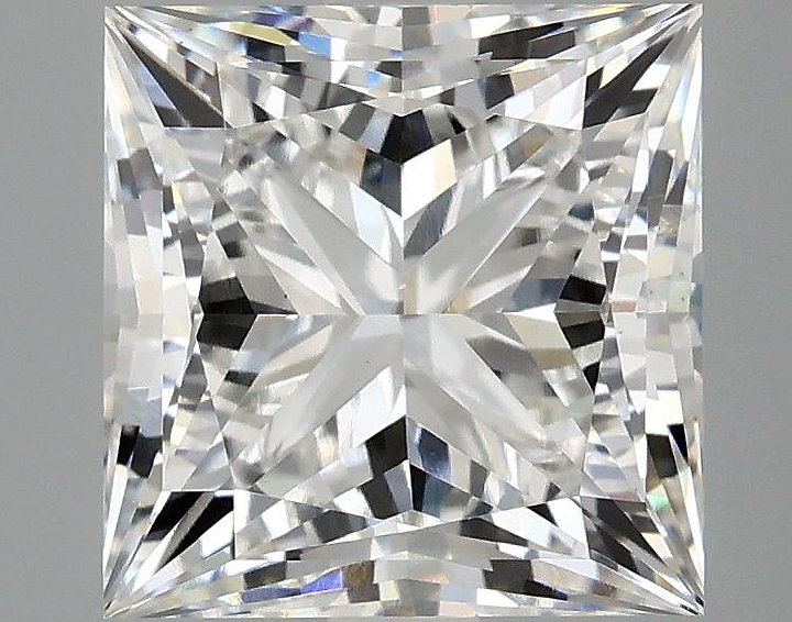 3.88 Carat Princess Shaped Ideal Cut VS1 IGI Certified Lab Grown Diamond