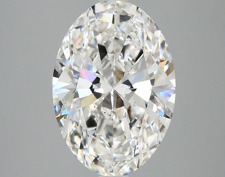 3.93 Carat Oval Shaped Ideal Cut SI1 IGI Certified Lab Grown Diamond