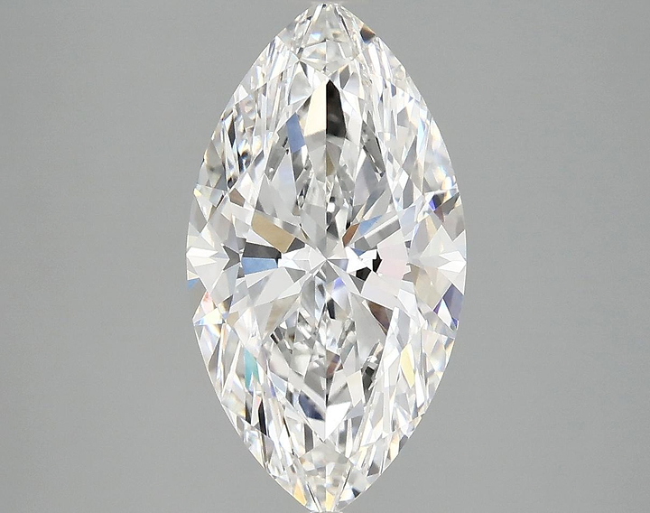 3.07 Carat Marquise Shaped Excellent Cut VVS2 IGI Certified Lab Grown Diamond