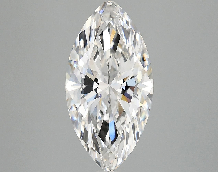 3.09 Carat Marquise Shaped Ideal Cut VVS2 IGI Certified Lab Grown Diamond