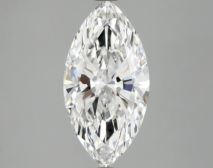 3.06 Carat Marquise Shaped Ideal Cut VVS2 IGI Certified Lab Grown Diamond