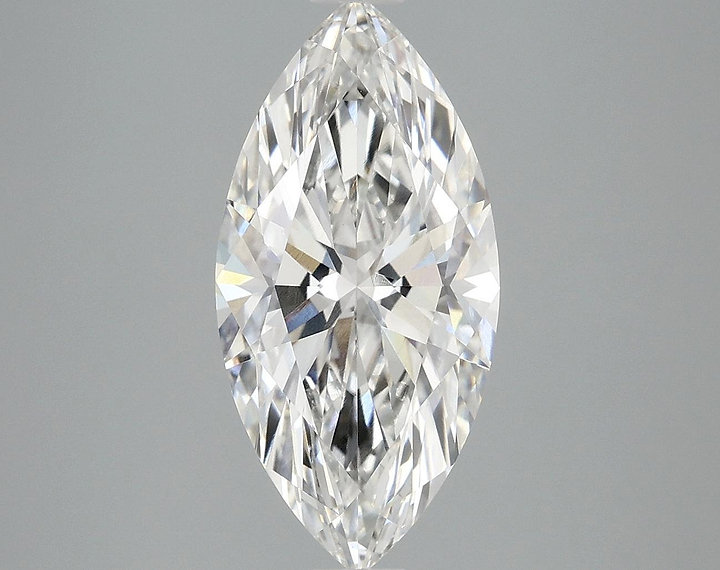 3.09 Carat Marquise Shaped Ideal Cut VVS2 IGI Certified Lab Grown Diamond