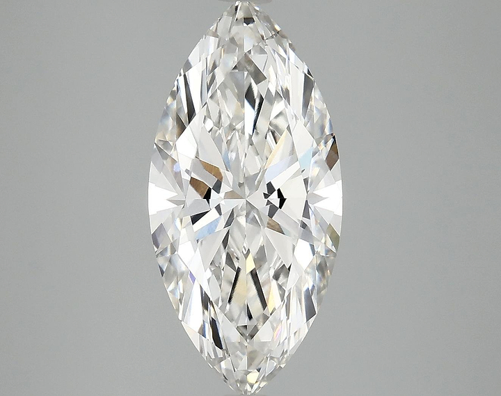 3.09 Carat Marquise Shaped Excellent Cut VVS2 IGI Certified Lab Grown Diamond
