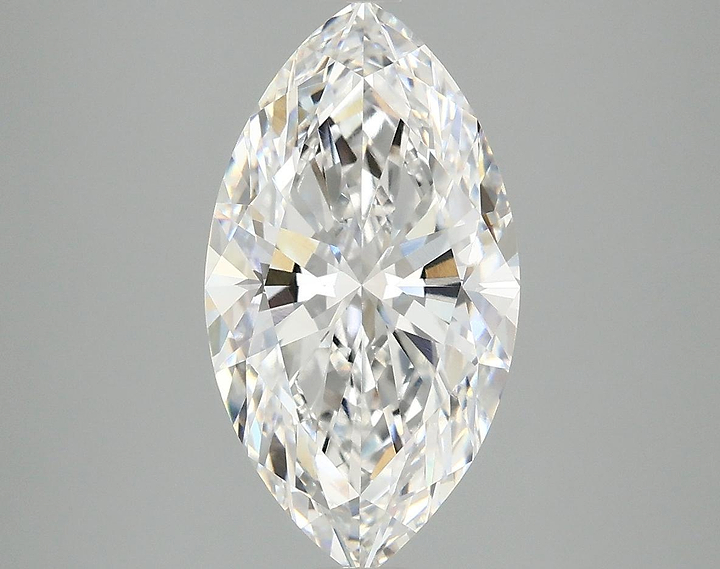 3.06 Carat Marquise Shaped Excellent Cut VVS2 IGI Certified Lab Grown Diamond