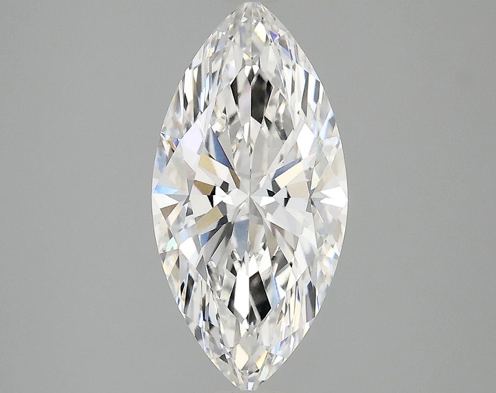 2.03 Carat Marquise Shaped Ideal Cut VVS2 IGI Certified Lab Grown Diamond
