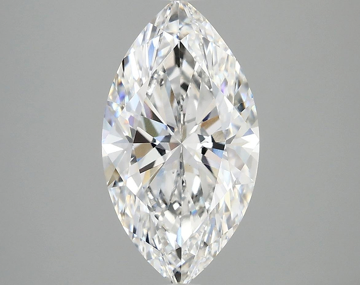 2.84 Carat Marquise Shaped Excellent Cut VS1 IGI Certified Lab Grown Diamond