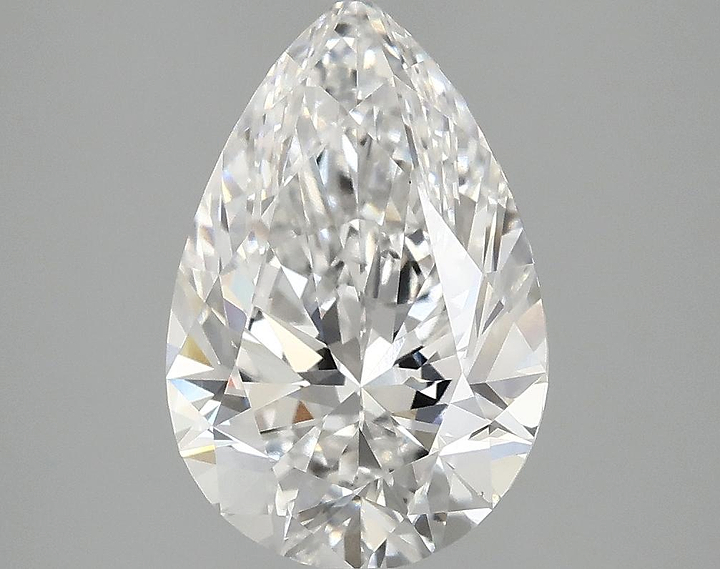 3.02 Carat Pear Shaped Excellent Cut VS1 IGI Certified Lab Grown Diamond