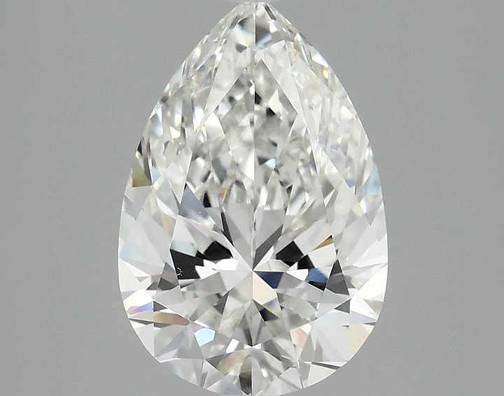 2.88 Carat Pear Shaped Excellent Cut VS1 IGI Certified Lab Grown Diamond