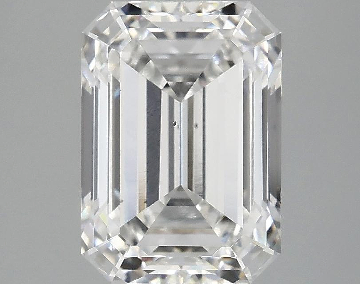 2.59 Carat Emerald Shaped Ideal Cut VS2 IGI Certified Lab Grown Diamond