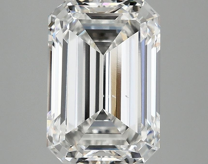 3.36 Carat Emerald Shaped Ideal Cut VS2 IGI Certified Lab Grown Diamond