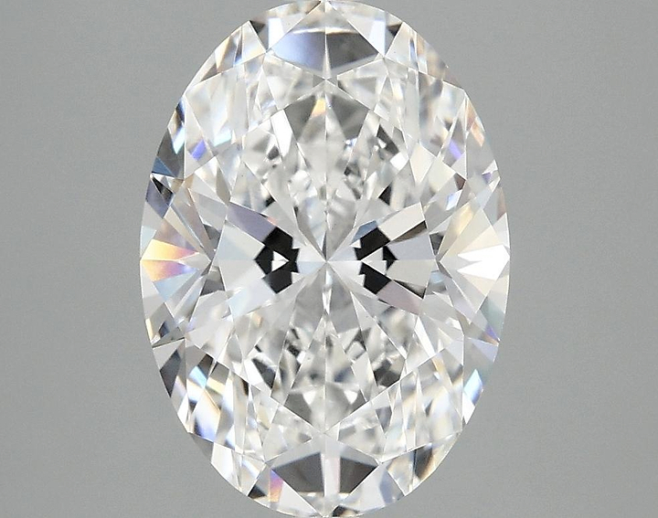 3.08 Carat Oval Shaped Ideal Cut VVS2 IGI Certified Lab Grown Diamond
