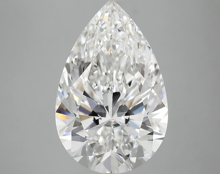 5.05 Carat Pear Shaped Ideal Cut VVS2 IGI Certified Lab Grown Diamond