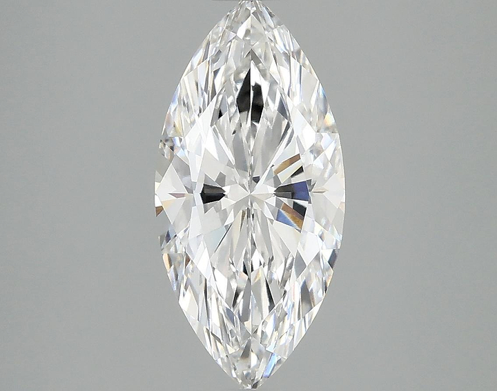 2.08 Carat Marquise Shaped Excellent Cut VVS2 IGI Certified Lab Grown Diamond