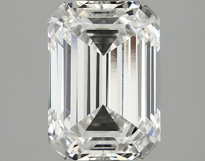 2.56 Carat Emerald Shaped Ideal Cut VVS2 IGI Certified Lab Grown Diamond