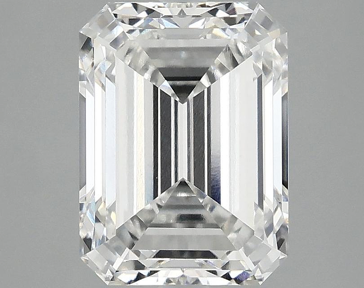 3.02 Carat Emerald Shaped Excellent Cut VVS2 IGI Certified Lab Grown Diamond