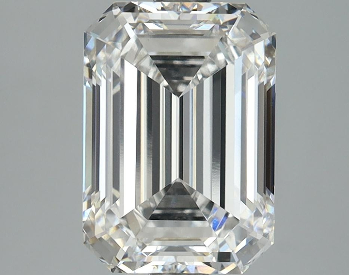 2.98 Carat Emerald Shaped Ideal Cut VVS2 IGI Certified Lab Grown Diamond