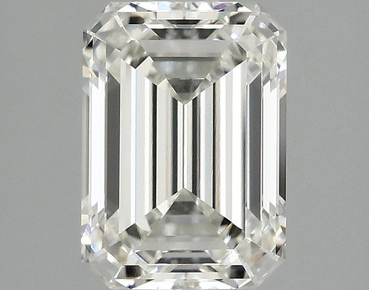 2.08 Carat Emerald Shaped Ideal Cut VVS2 IGI Certified Lab Grown Diamond
