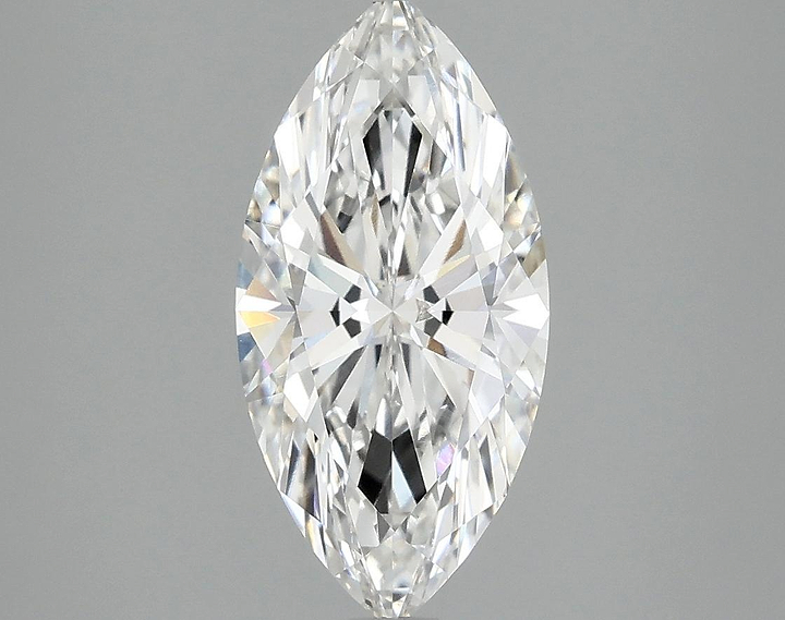 2.1 Carat Marquise Shaped Ideal Cut VVS2 IGI Certified Lab Grown Diamond