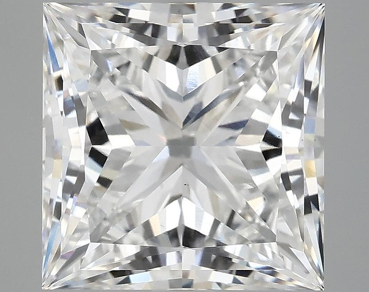 5.01 Carat Princess Shaped Ideal Cut VS2 IGI Certified Lab Grown Diamond