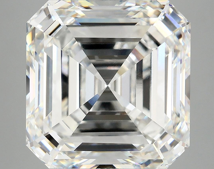 10.87 Carat Asscher Shaped Ideal Cut VVS2 IGI Certified Lab Grown Diamond