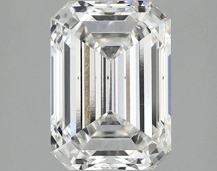 2.58 Carat Emerald Shaped Ideal Cut VS2 IGI Certified Lab Grown Diamond