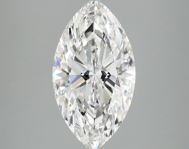 3.08 Carat Marquise Shaped Excellent Cut VS2 IGI Certified Lab Grown Diamond
