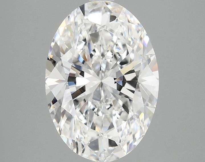 3.08 Carat Oval Shaped Ideal Cut VVS2 IGI Certified Lab Grown Diamond