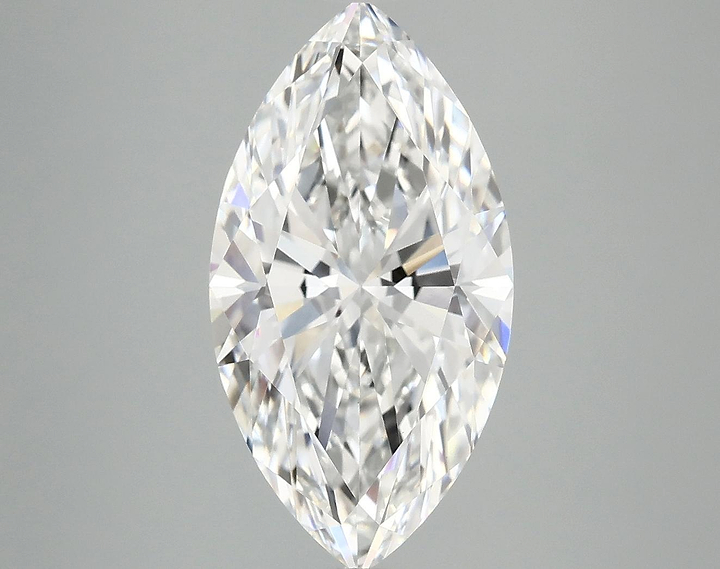 4.01 Carat Marquise Shaped Excellent Cut VVS2 IGI Certified Lab Grown Diamond