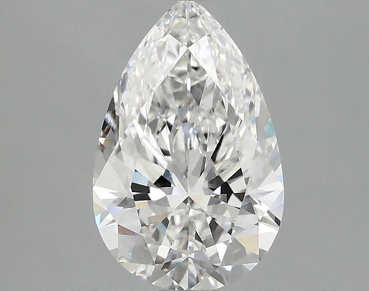 1.56 Carat Pear Shaped Ideal Cut VVS2 IGI Certified Lab Grown Diamond
