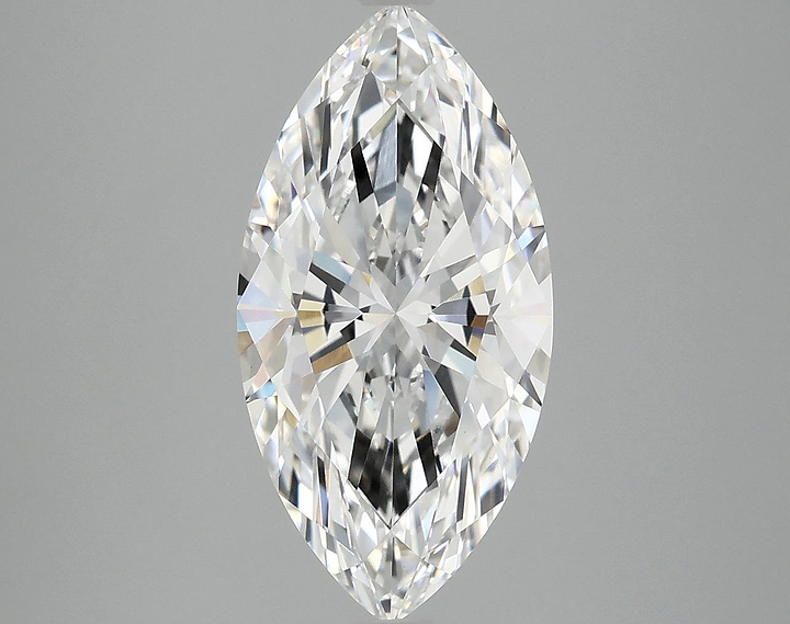 3.07 Carat Marquise Shaped Ideal Cut VVS2 IGI Certified Lab Grown Diamond