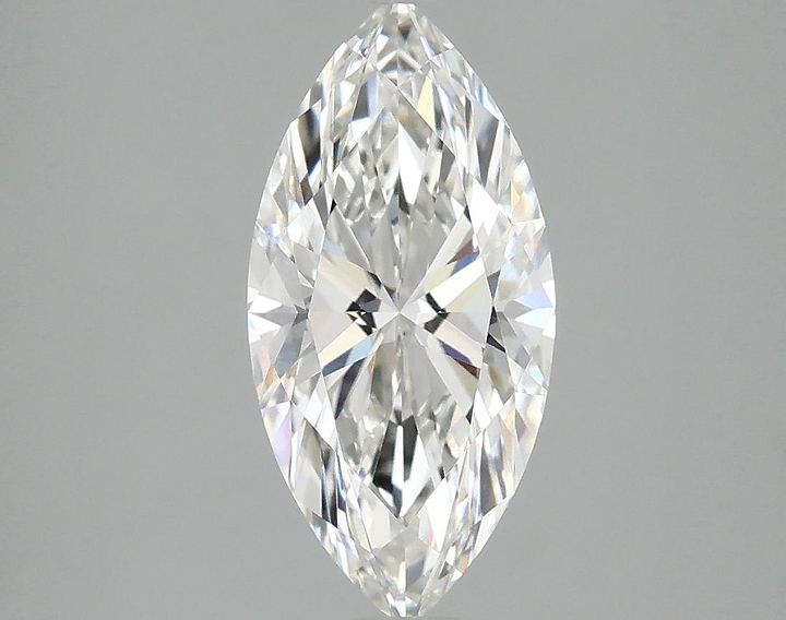 1.83 Carat Marquise Shaped Excellent Cut VVS2 IGI Certified Lab Grown Diamond