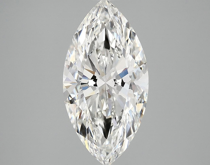 3.04 Carat Marquise Shaped Ideal Cut VVS2 IGI Certified Lab Grown Diamond