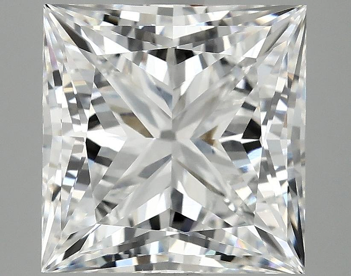 4.78 Carat Princess Shaped Ideal Cut VS1 IGI Certified Lab Grown Diamond