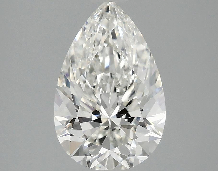 2.03 Carat Pear Shaped Ideal Cut VVS2 IGI Certified Lab Grown Diamond
