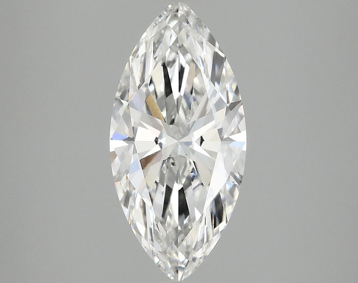 2.04 Carat Marquise Shaped Excellent Cut VVS2 IGI Certified Lab Grown Diamond