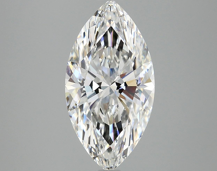 3.09 Carat Marquise Shaped Ideal Cut VVS2 IGI Certified Lab Grown Diamond