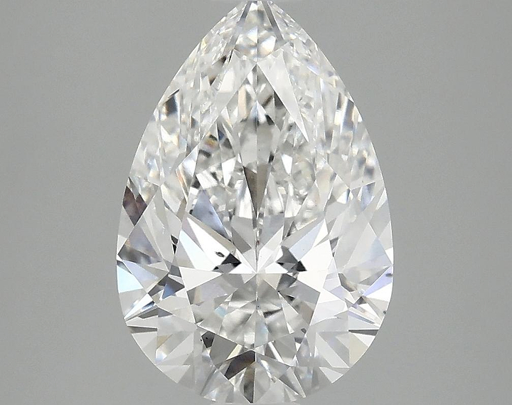 3.05 Carat Pear Shaped Excellent Cut VS2 IGI Certified Lab Grown Diamond