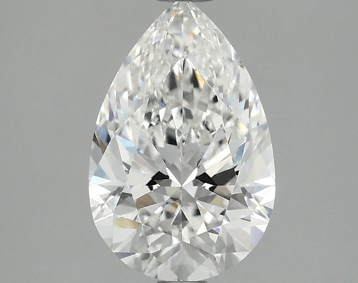 2.07 Carat Pear Shaped Excellent Cut VS2 IGI Certified Lab Grown Diamond