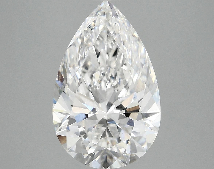 4.03 Carat Pear Shaped Ideal Cut VS1 IGI Certified Lab Grown Diamond