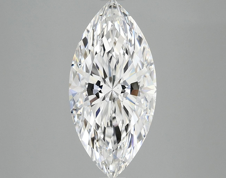 3.09 Carat Marquise Shaped Excellent Cut VS2 IGI Certified Lab Grown Diamond