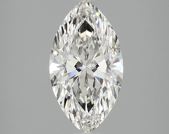 2.08 Carat Marquise Shaped Excellent Cut VVS1 IGI Certified Lab Grown Diamond