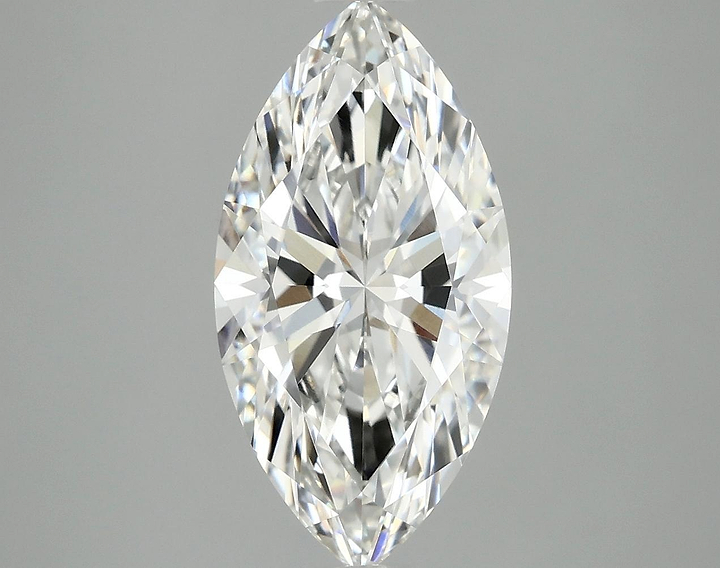 2.97 Carat Marquise Shaped Ideal Cut VVS2 IGI Certified Lab Grown Diamond